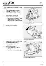 Предварительный просмотр 16 страницы Mafell MT55cc Operating/Safety Instructions Manual