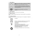 Preview for 8 page of Mafell P1CC Series Operating Instructions And Spare Parts List