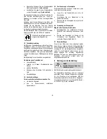 Preview for 13 page of Mafell P1CC Series Operating Instructions And Spare Parts List