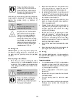 Preview for 29 page of Mafell pss 3100 se Original Operating Instructions And Spare Parts List