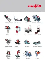 Preview for 14 page of Mafell SG 230 Operating Instructions And Spare Parts List