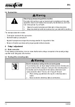 Предварительный просмотр 12 страницы Mafell Z5Ec Operating/Safety Instructions Manual