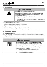 Preview for 38 page of Mafell Z5Ec Operating/Safety Instructions Manual