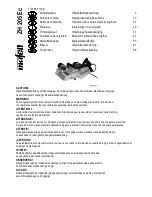 Mafell ZH 205 Ec Original Operating Instructions preview