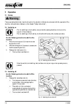 Preview for 16 page of Mafell ZH320 Ec Operating/Safety Instructions Manual