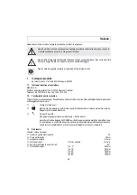 Preview for 34 page of Mafell ZS 260 E Operating Instructions Manual