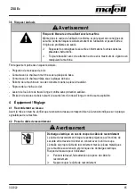 Preview for 45 page of Mafell ZSX Ec 260 HM Operating/Safety Instructions Manual