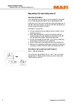 Preview for 10 page of MAFI 3260028 Operating Manual