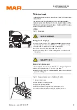 Предварительный просмотр 41 страницы MAFI MT 25 Maintenance Manual