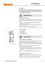 Предварительный просмотр 61 страницы MAFI MT 25 Maintenance Manual