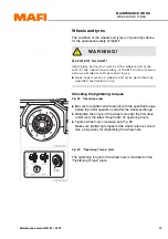 Предварительный просмотр 79 страницы MAFI MT 25 Maintenance Manual