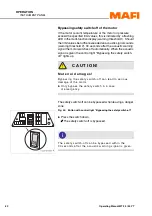 Предварительный просмотр 62 страницы MAFI MT 25 Operating Manual