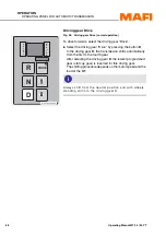 Предварительный просмотр 70 страницы MAFI MT 25 Operating Manual