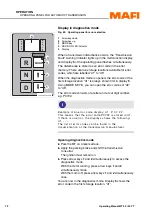 Предварительный просмотр 74 страницы MAFI MT 25 Operating Manual