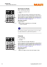 Предварительный просмотр 80 страницы MAFI MT 25 Operating Manual