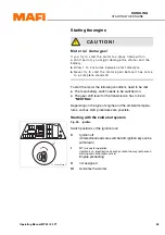 Предварительный просмотр 101 страницы MAFI MT 25 Operating Manual