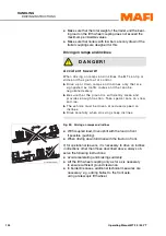 Предварительный просмотр 106 страницы MAFI MT 25 Operating Manual