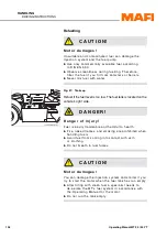 Предварительный просмотр 108 страницы MAFI MT 25 Operating Manual