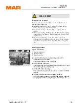 Предварительный просмотр 111 страницы MAFI MT 25 Operating Manual