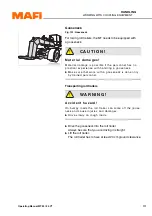 Предварительный просмотр 113 страницы MAFI MT 25 Operating Manual