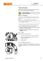 Предварительный просмотр 103 страницы MAFI MT 32 Operating Manual