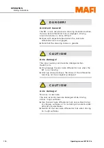 Предварительный просмотр 112 страницы MAFI MT 32 Operating Manual