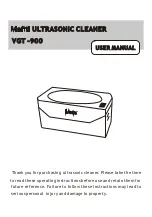 Preview for 1 page of Mafiti VGT-900 User Manual