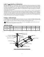 Preview for 2 page of MAG TOOLS A Series Operating Instructions & Parts Manual