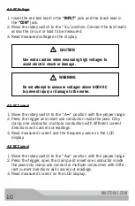 Предварительный просмотр 10 страницы MAG TOOLS EM720C Instruction Manual