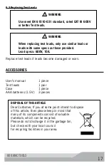 Предварительный просмотр 17 страницы MAG TOOLS EM720C Instruction Manual