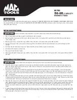 Preview for 3 page of MAG TOOLS ES750 Owner'S Manual