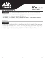 Preview for 4 page of MAG TOOLS ES750 Owner'S Manual