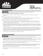 Предварительный просмотр 3 страницы MAG TOOLS ESB700A Owner'S Manual