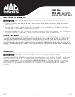 Предварительный просмотр 4 страницы MAG TOOLS ESB700A Owner'S Manual