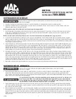 Предварительный просмотр 9 страницы MAG TOOLS ESB700A Owner'S Manual