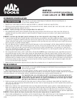 Предварительный просмотр 13 страницы MAG TOOLS ESB700A Owner'S Manual