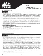 Preview for 3 page of MAG TOOLS JB20T Owner'S Manual