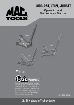 Preview for 1 page of MAG TOOLS JHD3.25T Operation And Maintenance Manual