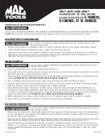 Preview for 11 page of MAG TOOLS JS12T Owner'S Manual