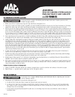 Preview for 16 page of MAG TOOLS JSA2200AJ Owner'S Manual