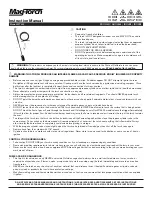 Mag-Torch MT455 Instruction Manual preview