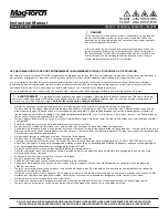 Preview for 3 page of Mag-Torch MT48EXT Instruction Manual