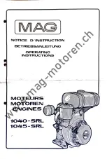 MAG 1040-SRL Operating Instructions Manual preview