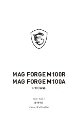 Preview for 1 page of MAG FORGE M100A User Manual