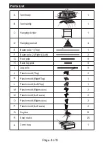 Предварительный просмотр 4 страницы Magellan Outdoors MG LAKEWOOD LODGE Instruction Manual