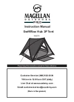 Magellan Outdoors Pro SwiftRise Hub 3P Tent Instruction Manual preview