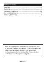 Preview for 2 page of Magellan Outdoors SwiftRise Hub 4P Instruction Manual