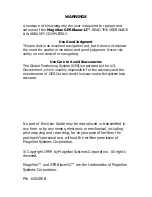 Preview for 2 page of Magellan Blazer12 User Manual