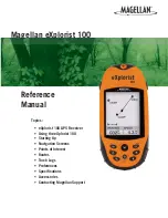 Preview for 1 page of Magellan eXplorist 100 Reference Manual