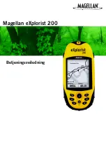 Magellan eXplorist 200 - Hiking GPS Receiver Manual preview